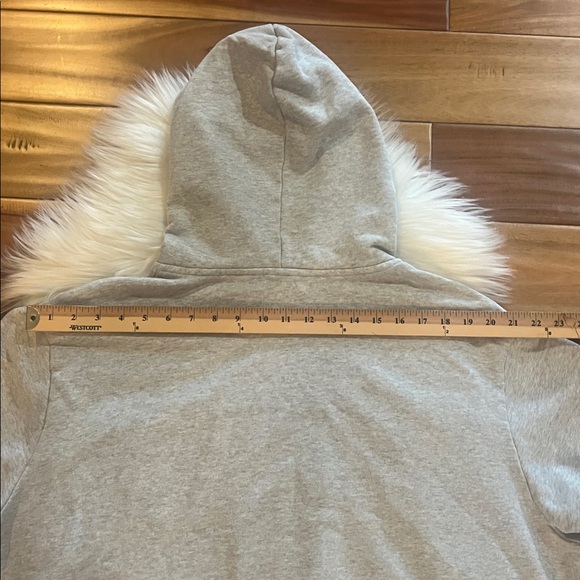 Grey Parke Varsity Hoodie Sz L/XL - Picture 8 of 12